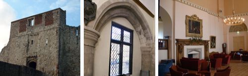 The Keep, the Norman Chapel and the Great Hall - Image Credit: www.farnhamcastle.com