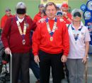 Judith, Tom and Marilyn beginning the walk