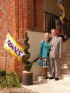 Lions Club of Reading: Lion President Jo Hamlin and PDG Lion Patrick Hamlin