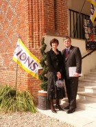 Hart Lion Gill McCall and Fleet Lions Vice President Lion Travis McCall