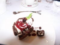 Seasonal fruit roulade