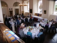 Just before the speeches