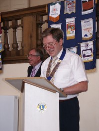 Lion President Tom Sayers