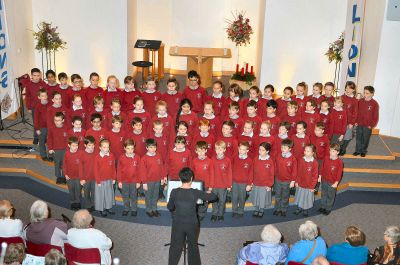 The Grey House schoool at a previous carol concert