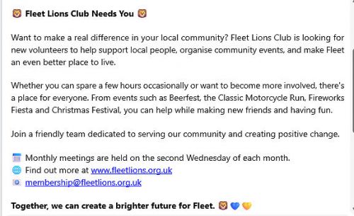 Join Fleet Lions